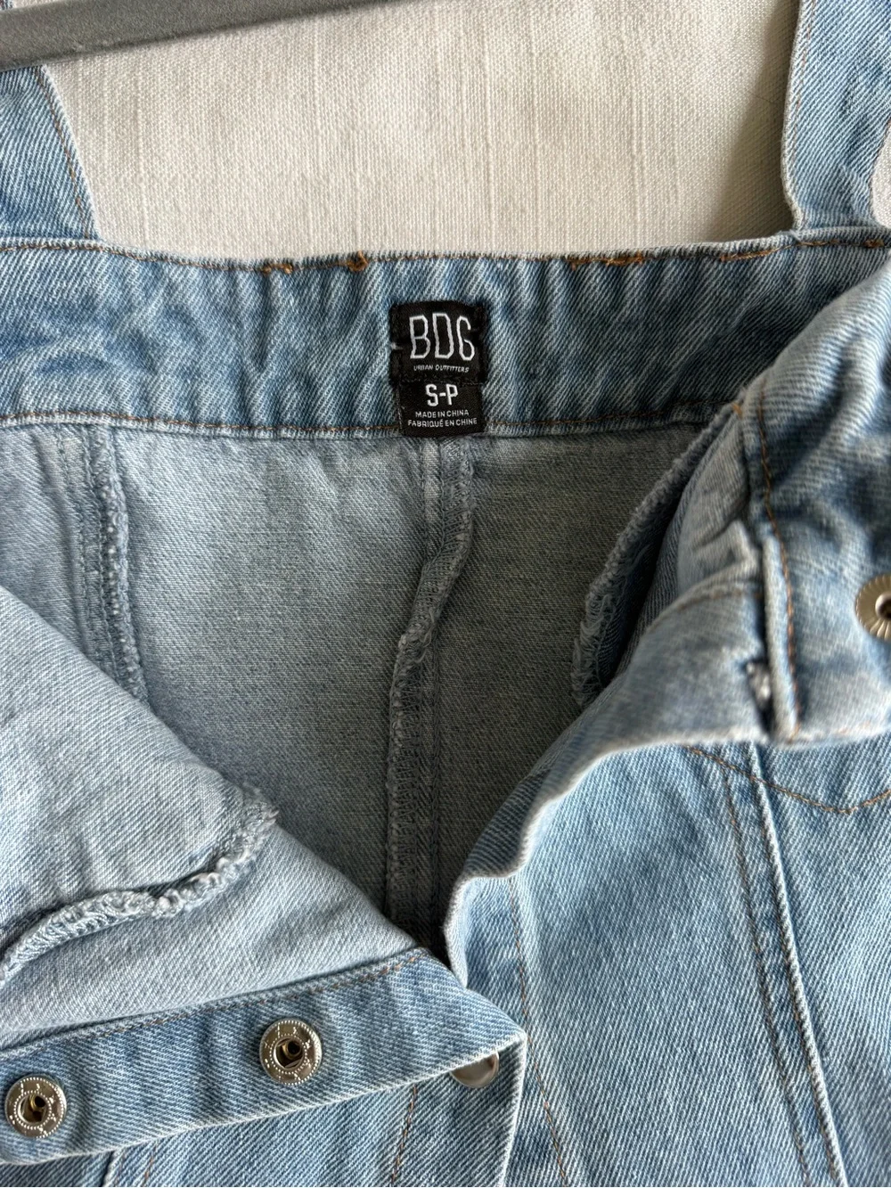 BDG Light Blue Denim Button-Front Dress - Picture 5 of 5